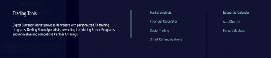 Digital Currency Market trading tools