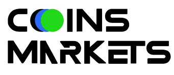 Alt text: Coins Markets logo