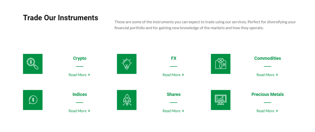 Universy Invest instruments